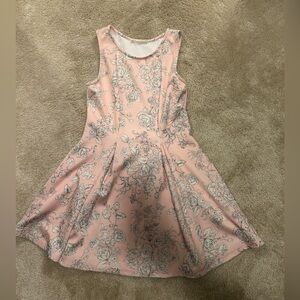 Elodie light pink floral dress size small